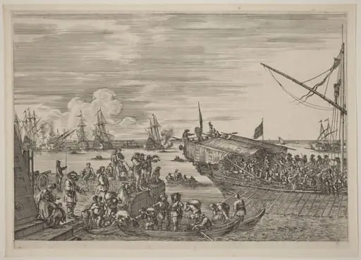 Departure of a Ship, by Stefano Della Bella