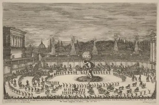 Entrance of the Prince of Tuscany, by Stefano Della Bella