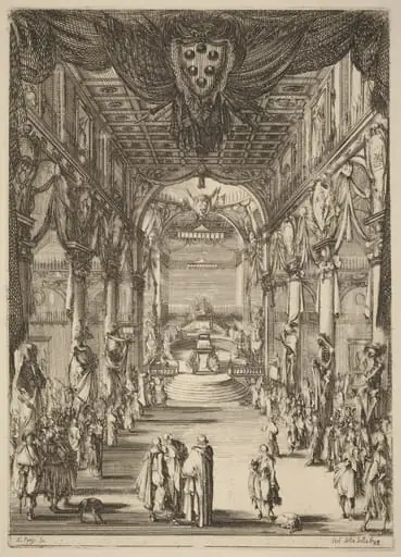 Funeral of Prince Francesco de Medici, by Stefano Della Bella
