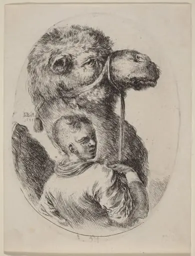 Groom with a Camel, by Stefano Della Bella