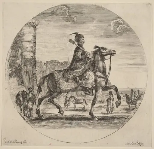 Polish Cavalier, by Stefano Della Bella