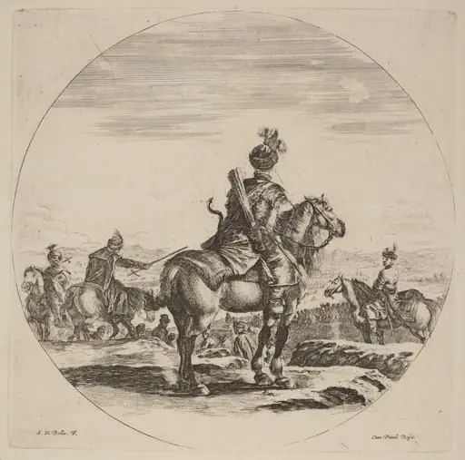 Polish Cavalier, by Stefano Della Bella
