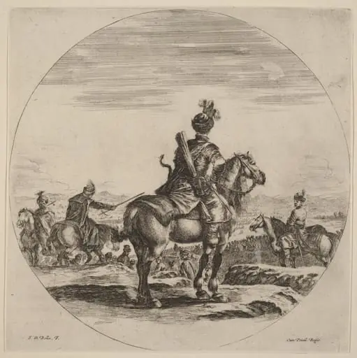 Polish Cavalier, by Stefano Della Bella
