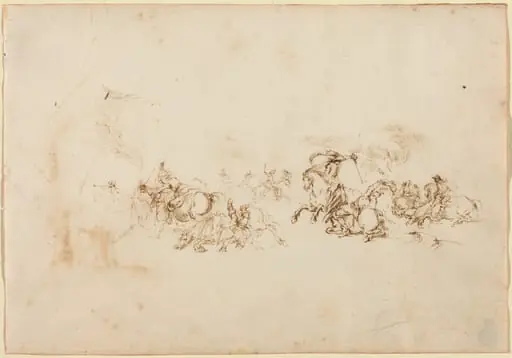 The Cavalry Combat, by Stefano Della Bella