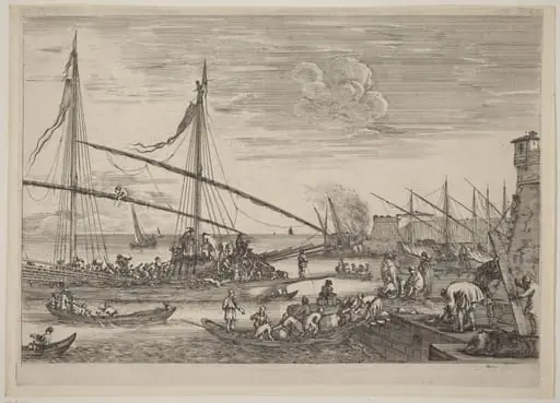 The Fortifications at Livorno, by Stefano Della Bella
