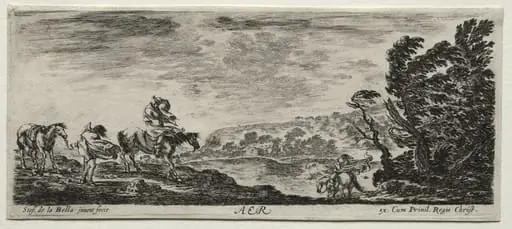 The Four Elements: Aer, by Stefano Della Bella