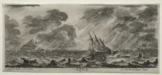 The Four Elements: Aqua, by Stefano Della Bella, 1648