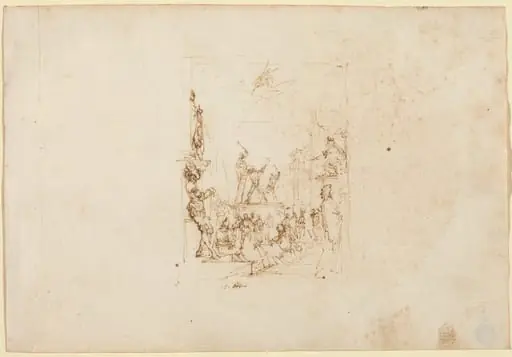 The Martyrdom of Saint Andrew, by Stefano Della Bella