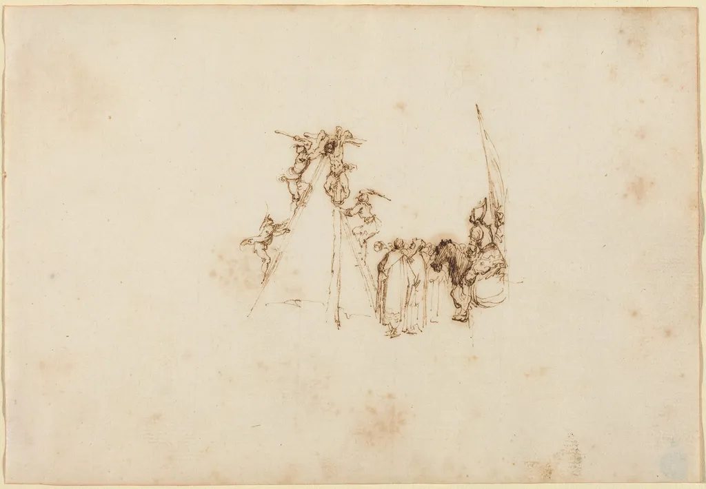 The Martyrdom of Saint Philip, by Stefano Della Bella, ink, 1637