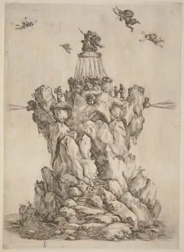 The Rock of Aeolus, by Stefano Della Bella