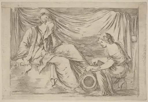 The Toilette of a Bride, by Stefano Della Bella