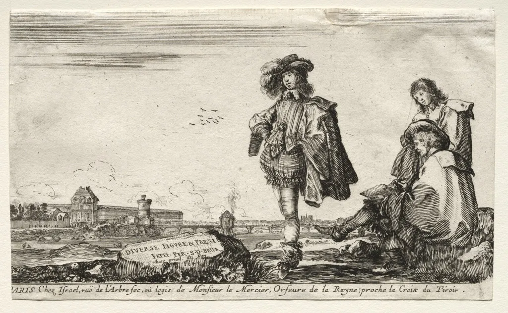 Various Figures and Landscapes, by Stefano Della Bella, 1649