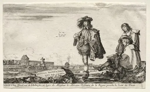 Various Figures and Landscapes, by Stefano Della Bella