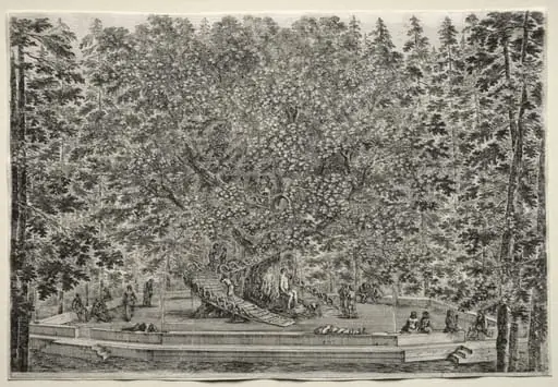 Views of the Villa of Pratolino: The Inhabited Tree, by Stefano Della Bella