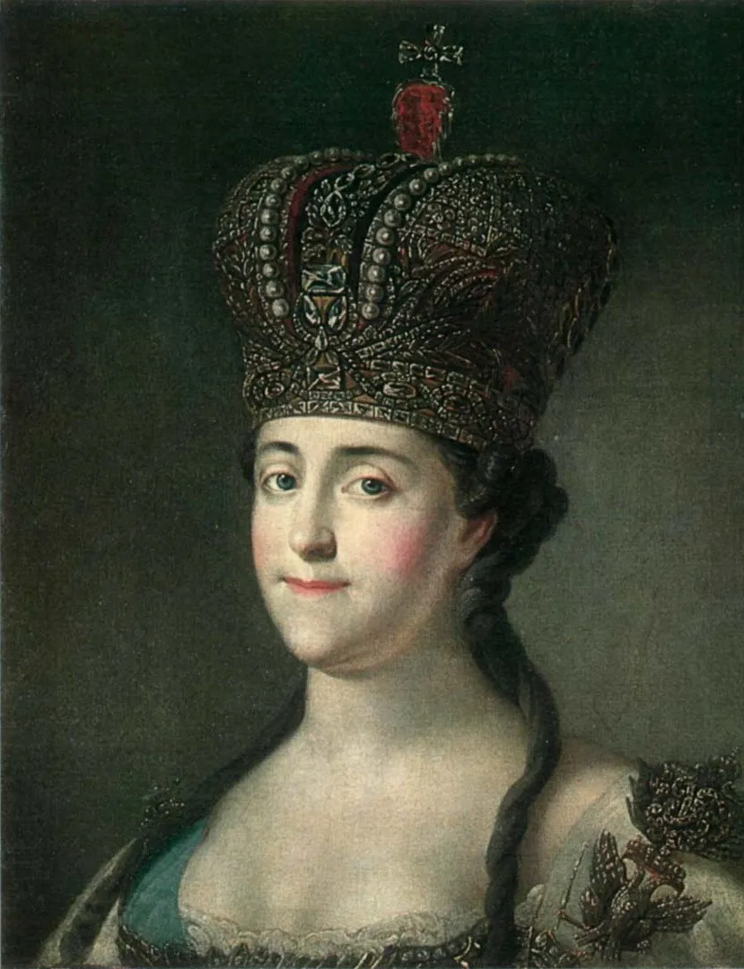 Portrait of Empress Catherine II, by Stefano Torelli, oil