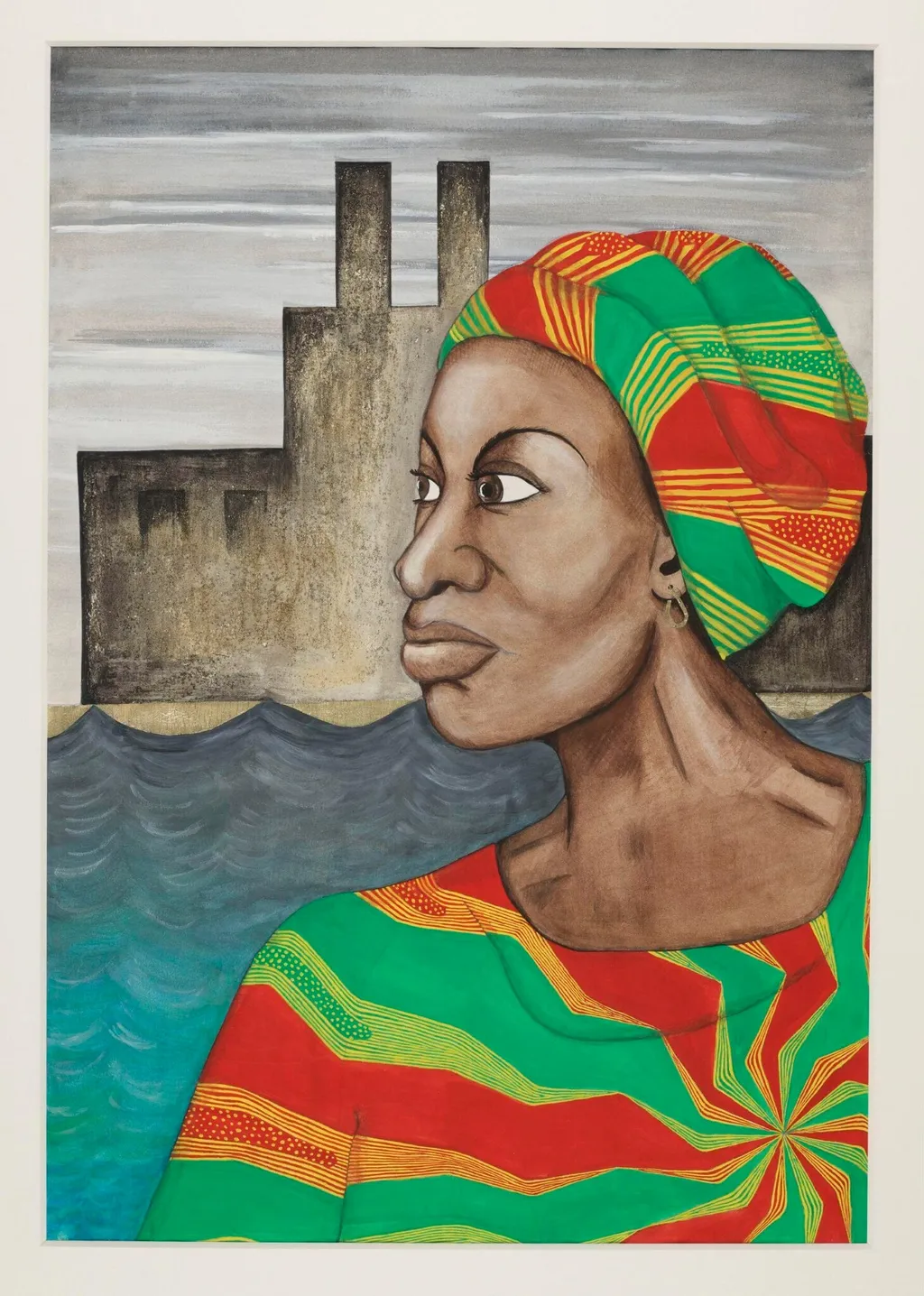 Motherland, by Stella Dadzie, watercolor, 1984