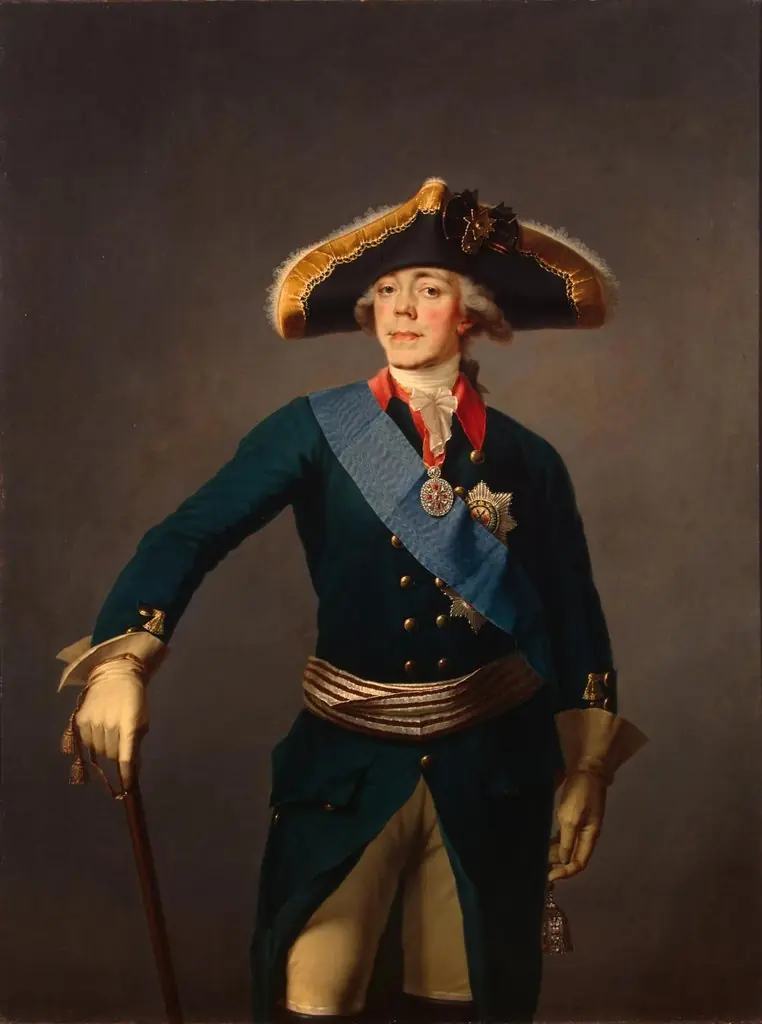Portrait of Paul I, by Stepan Shchukin
