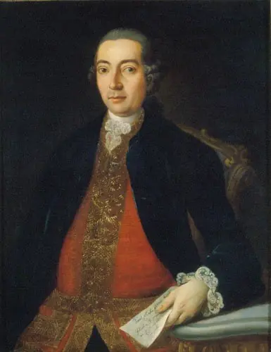 Portrait of a Male Member of the Szalay Family, by Stephan Dorfmeister