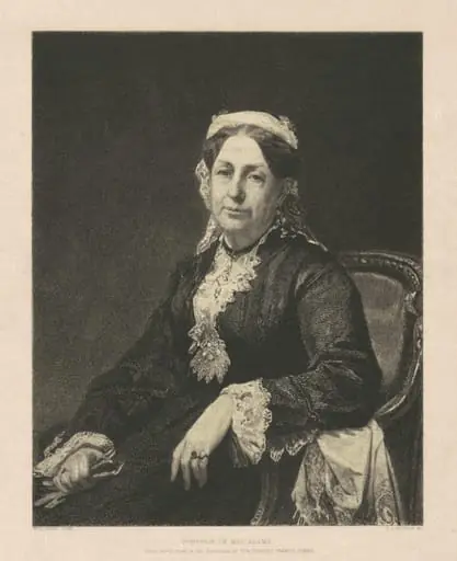 Portrait of Mrs. Adams, by Stephen Alonzo Schoff