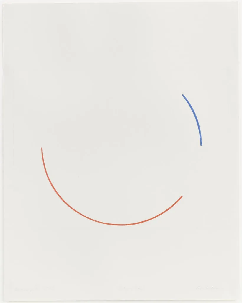 Untitled, by Stephen Antonakos, graphite, 1975