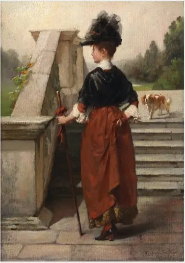 A Young Lady, by Stephen Catterson Smith the younger