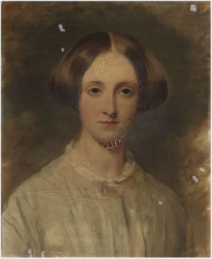Portrait of a Young Lady, by Stephen Catterson Smith the younger, oil, 1890