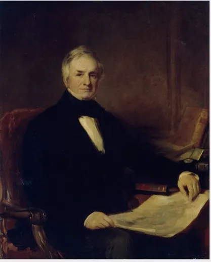 Portrait of Sir Richard John Griffith (1784-1878), by Stephen Catterson Smith the younger, oil, 1854