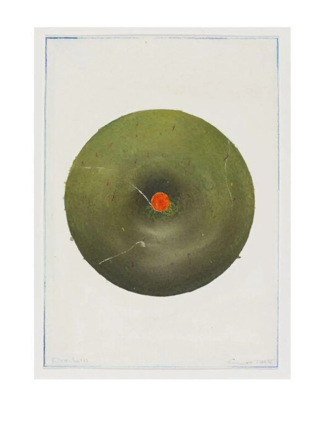 Oracle (i), by Stephen Cox, watercolor, 2005
