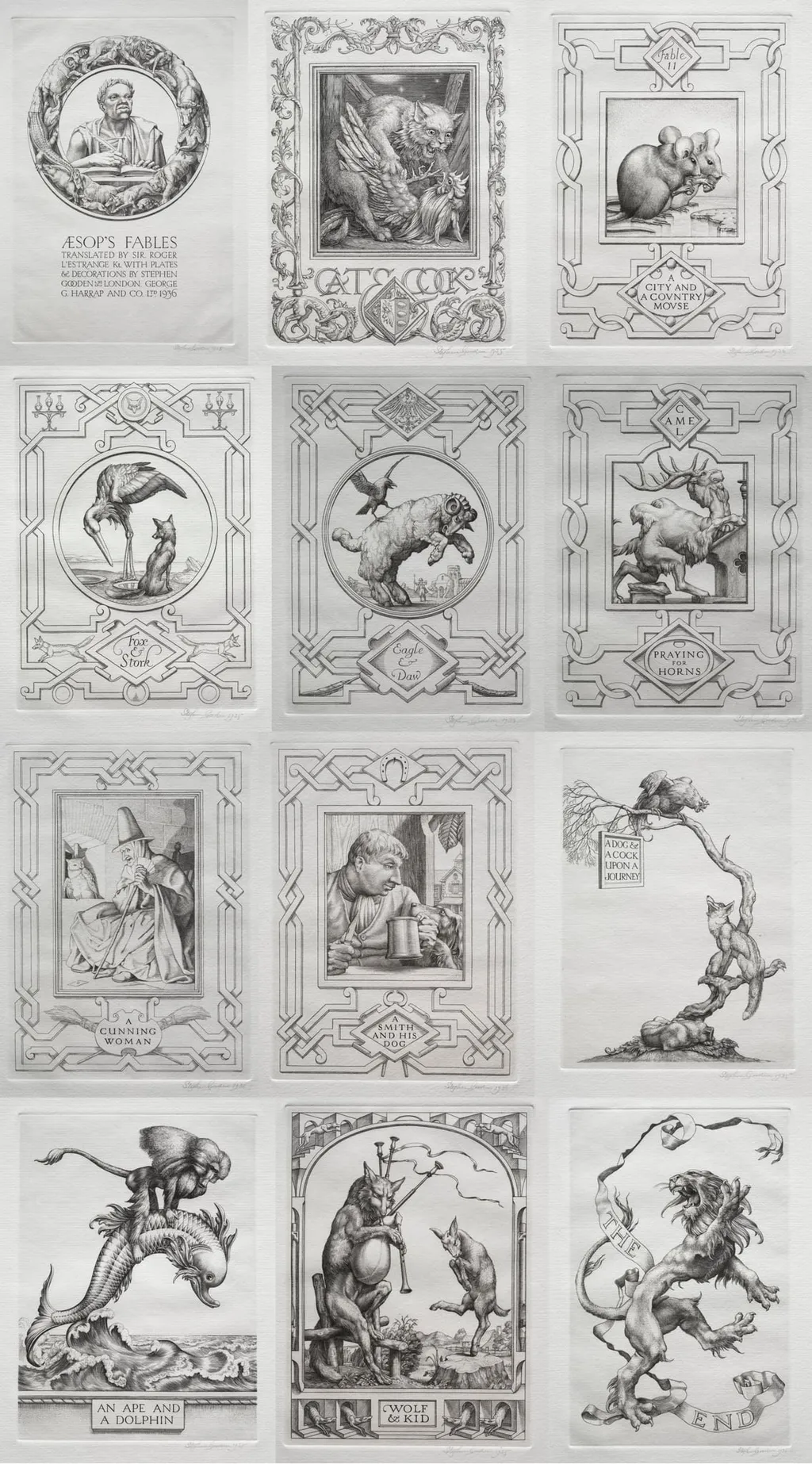 Aesop's Fables, by Stephen Gooden, 1936