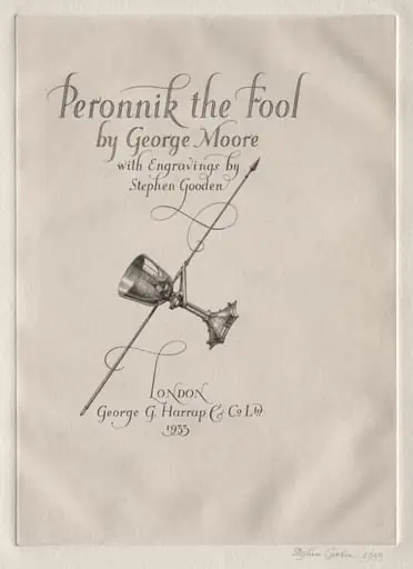 Illustration for "Peronnik the Fool":  Peronnik the Fool, by Stephen Gooden