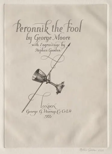 Illustrations for "Peronnik the Fool", by Stephen Gooden