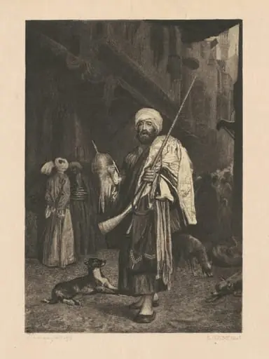 The Old Clothes Dealer, Cairo, by Stephen James Ferris