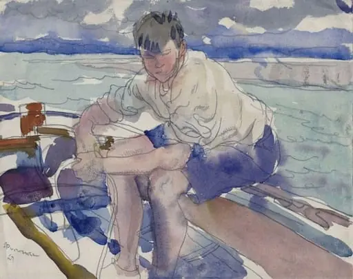 Boy in a Boat, by Stephen Spurrier