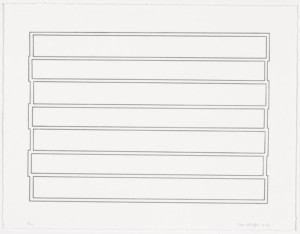 Untitled, by Stephen Westfall, ink, 1997