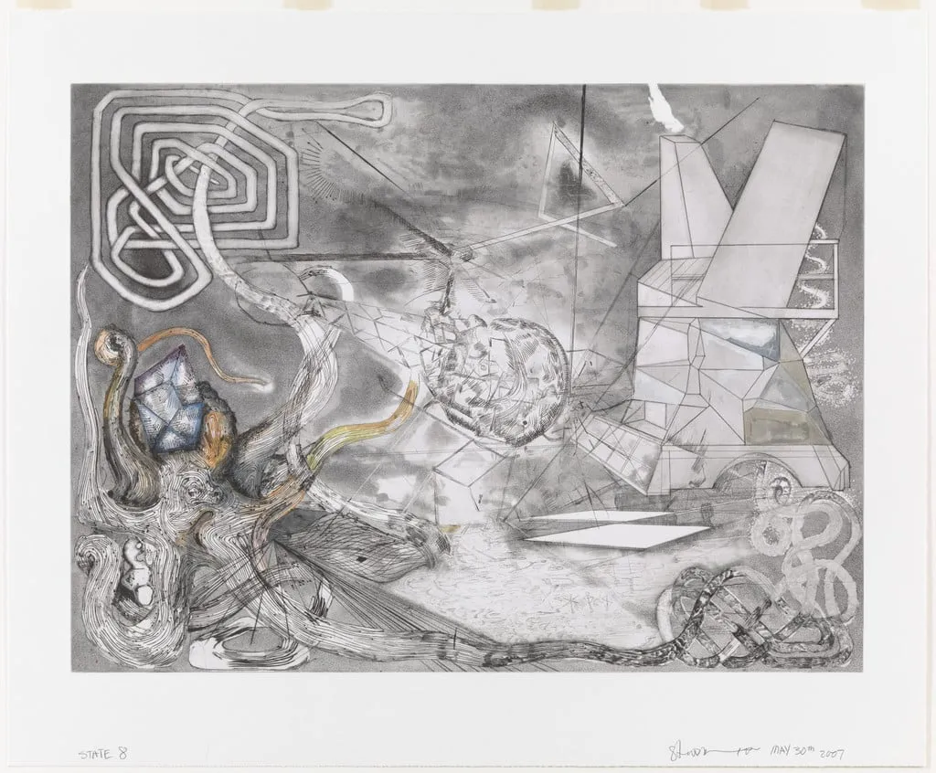 Untitled, by Steve DiBenedetto, gouache, 2007