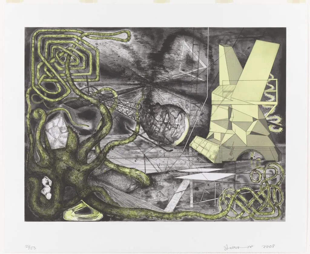 Untitled, by Steve DiBenedetto, ink, 2008