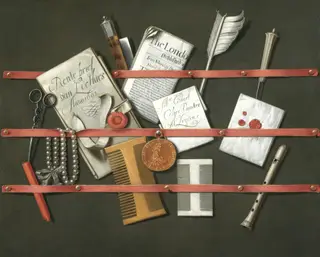 Still Life: A Letter Rack