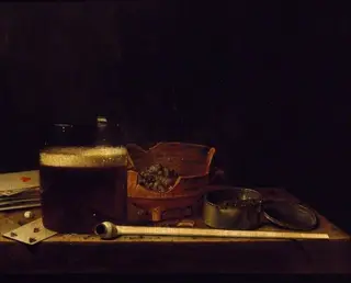 Still Life with a clay Pipe