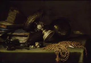 Still Life with a gold Chain