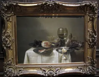 Still Life with a Ham and a Roemer