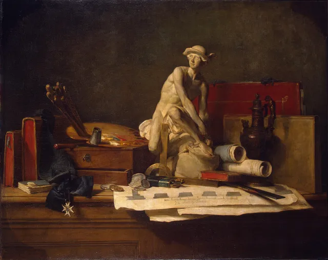 Still Life with Attributes of the Arts
