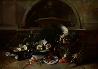 Still Life with Bottles and Oysters