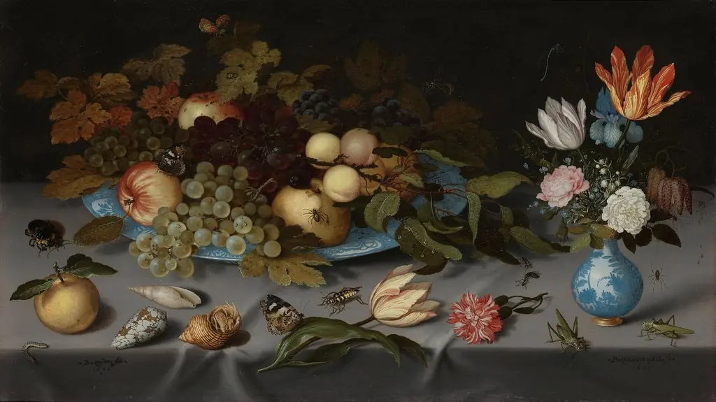 Still Life with Fruits and Flowers