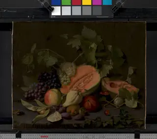 Still Life with Melons and Grapes