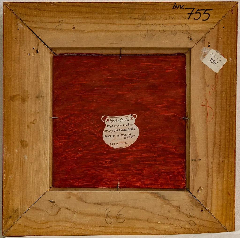 Peisaj din Delta Dunării, by Știrbu Ștefan, 1987