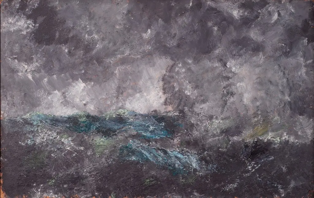 Storm in the Skerries. "The Flying Dutchman"