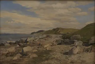 Strandparti ved Helgenæs
