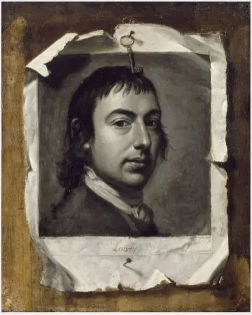 Trompe L'Oeil (Self-Portrait), by Strickland Lowry