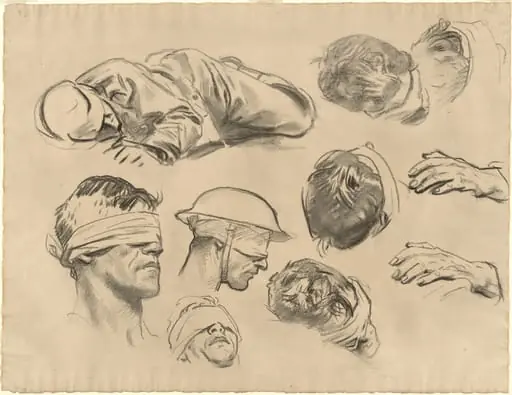 Studies for "Gassed"
