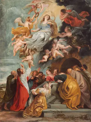 The Assumption of the Virgin, by Studio of Sir Peter Paul Rubens